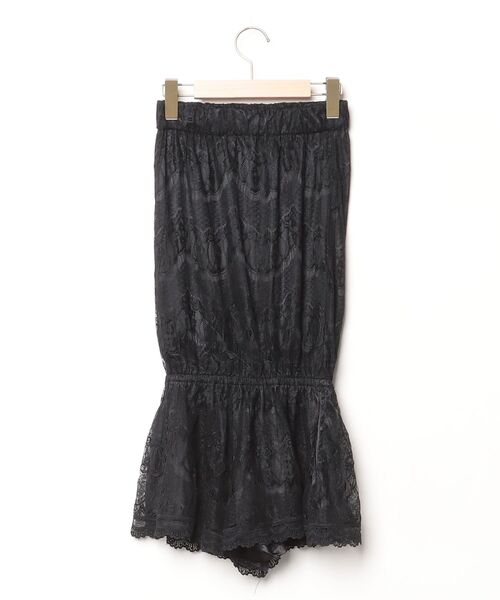 「DURAS」 レーススカート FREE ブラック レディース_画像2