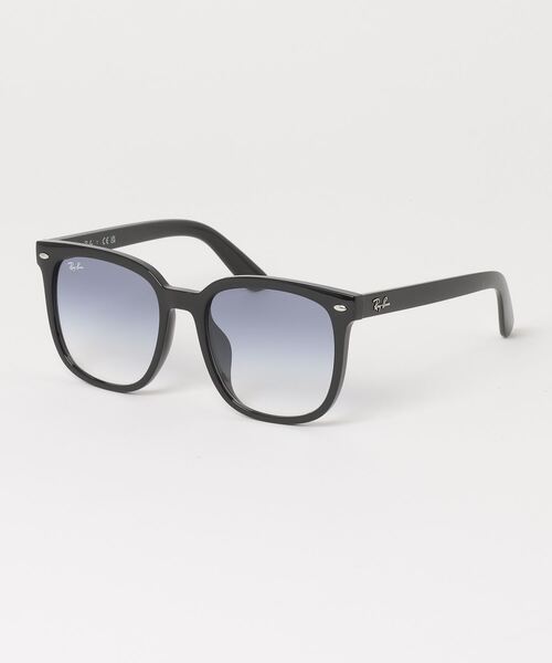 Ray-Ban（レイバン） サングラス 57 ブラック×ブルー メンズ