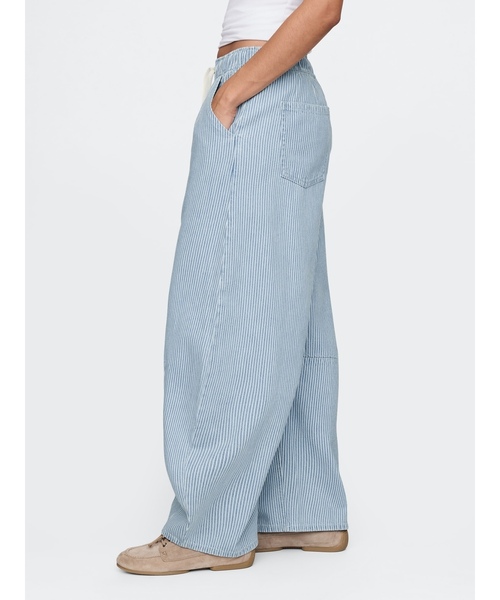 「GAP」 デニムパンツ L ブルー系その他 レディース_画像3