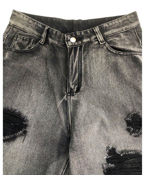 inst.ALL ジーンズ デニム デニムパンツ クラッシュダメージルーズ