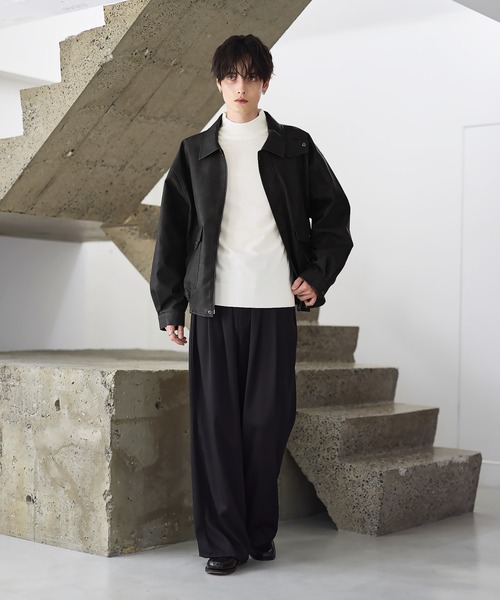 「ASTRONOMY」 タートルネックニット M ホワイト メンズ_画像6