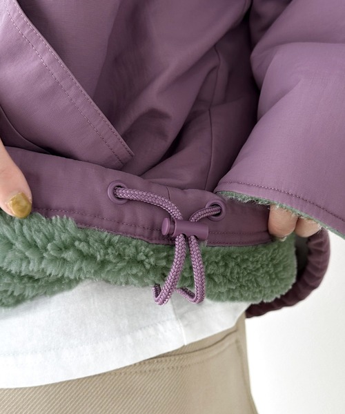 「Java」 ナイロンブルゾン MEDIUM パープル メンズ_画像6