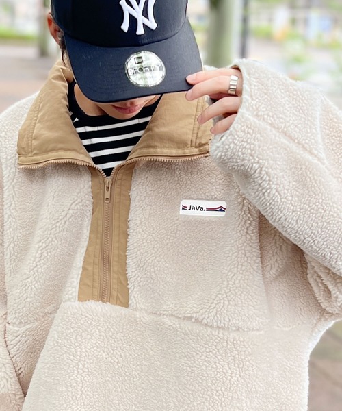 「Java」 ナイロンブルゾン MEDIUM パープル メンズ_画像8