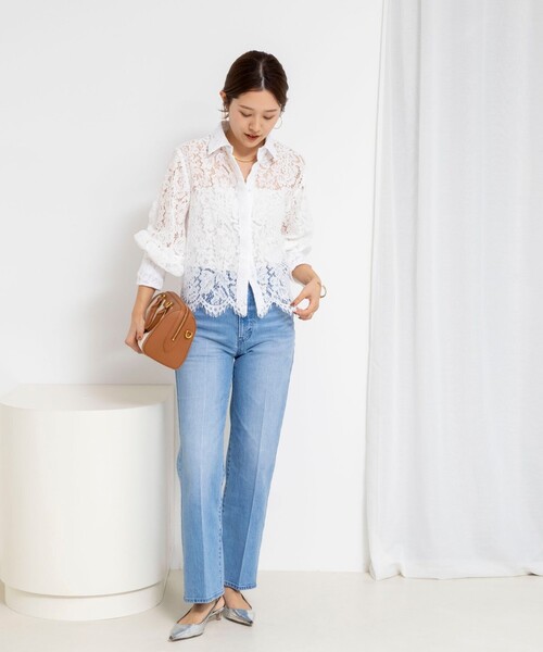 NOLLEY'S シャツ NOLLEY'S（ノーリーズ） シャツ ダブルポケットオーバーシャツ 26SS