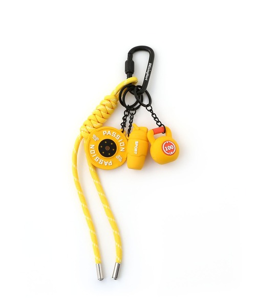 colleca la（コレカラ） キーホルダー カラフルフィットネスモチーフ