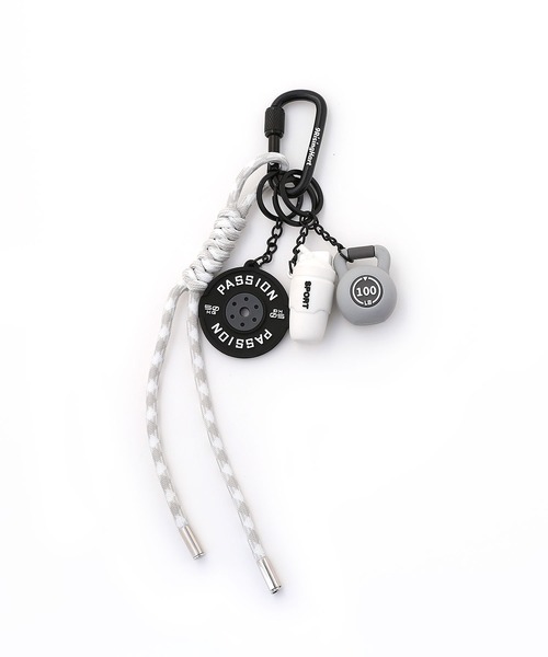 colleca la（コレカラ） キーホルダー カラフルフィットネスモチーフ