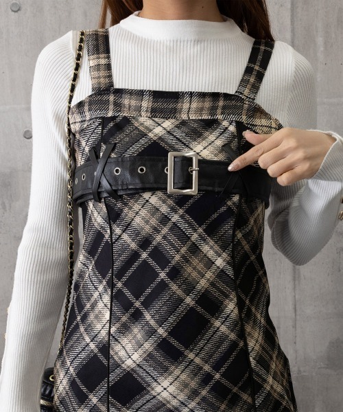 miniministore（ミニミニストア） ジャンパースカート チェック柄