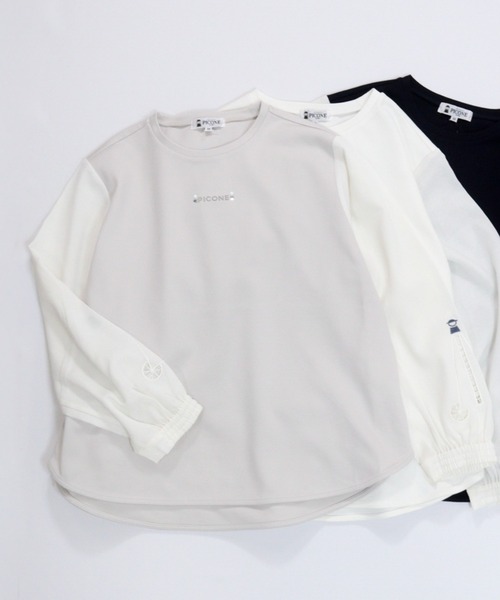 STUDIO PICONE（スタジオピッコーネ） tシャツ 袖切替ポンチプル
