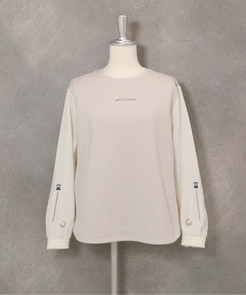 STUDIO PICONE（スタジオピッコーネ） tシャツ 袖切替ポンチプル