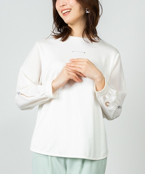 STUDIO PICONE（スタジオピッコーネ） tシャツ 袖切替ポンチプル