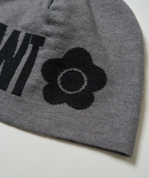 「PUBLUX」 ニットキャップ「MARY QUANTコラボ」 フリ- ブラック レディース_画像6