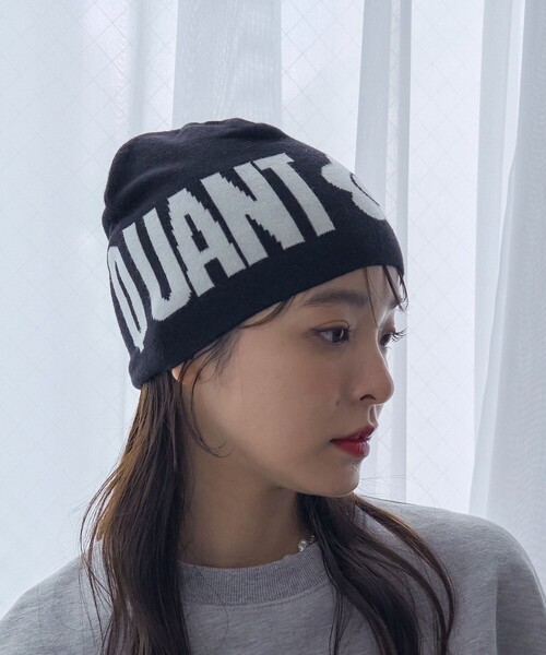 「PUBLUX」 ニットキャップ「MARY QUANTコラボ」 フリ- ブラック レディース_画像8