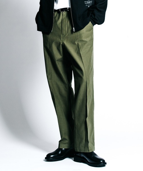 CRIMIE（クライミー） スラックス TAILORED TROUSERS _ BACK SATIN