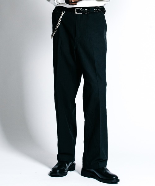 CRIMIE（クライミー） チノパン TAILORED TROUSERS _ BACK SATIN