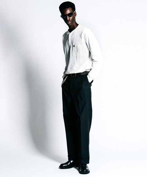 CRIMIE（クライミー） チノパン TAILORED TROUSERS _ BACK SATIN