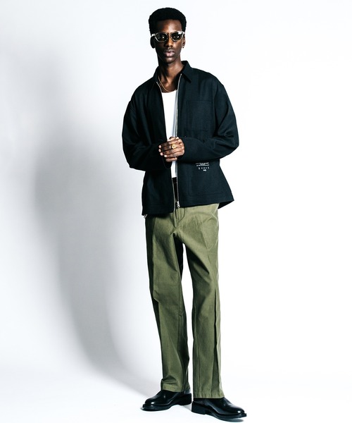 CRIMIE（クライミー） チノパン TAILORED TROUSERS _ BACK SATIN