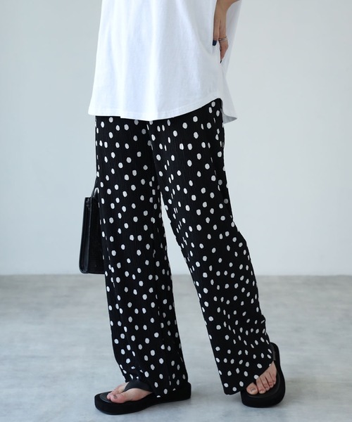 「each」 「Deux Amour」イージーパンツ FREE ベージュ レディース_画像2