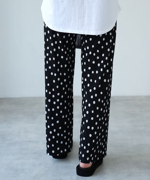 「each」 「Deux Amour」イージーパンツ FREE ベージュ レディース_画像3