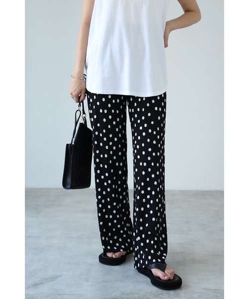 「each」 「Deux Amour」イージーパンツ FREE ベージュ レディース_画像4