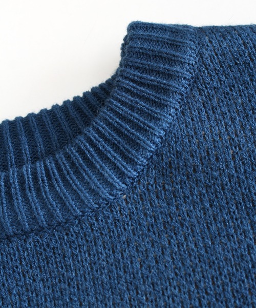 「SpRay」 長袖ニット FREE ブルー レディース_画像3