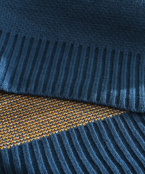 「SpRay」 長袖ニット FREE ブルー レディース_画像7