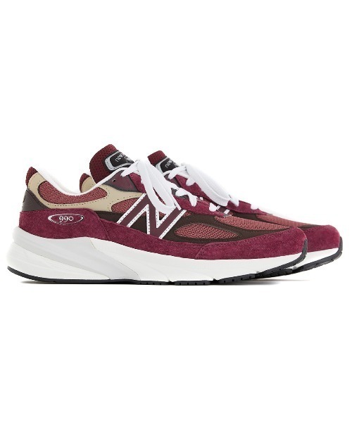 「New Balance」 ローカットスニーカー 28cm パープル メンズの画像