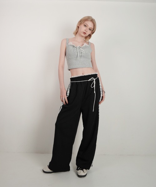 「IMARI」 パンツ FREE ブラック レディース_画像6