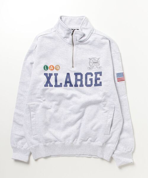 「XLARGE」 スウェットカットソー M アッシュ メンズの画像