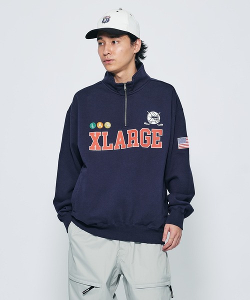 「XLARGE」 スウェットカットソー M アッシュ メンズの画像