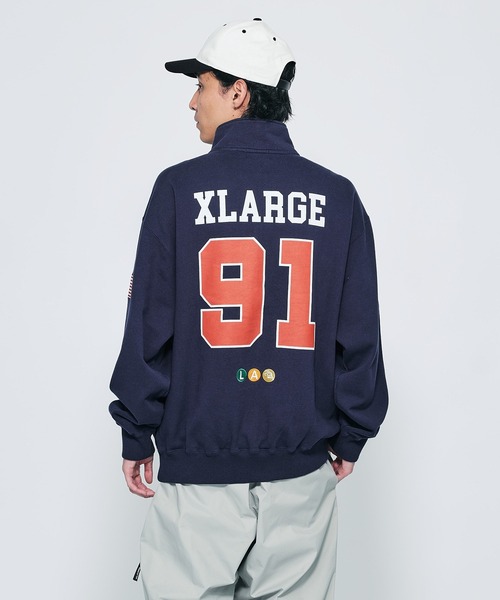 「XLARGE」 スウェットカットソー M アッシュ メンズの画像