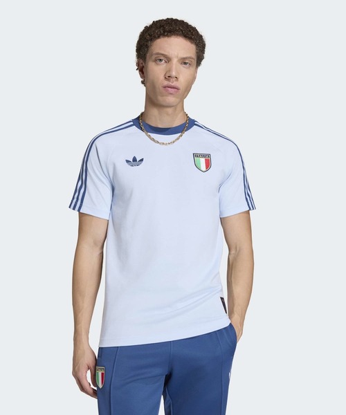 シャツ イタリア代表 アディダス SLIM アディダス | ブラック - グラフィックTシャツ ミニピザ アディダス FIT ウェア