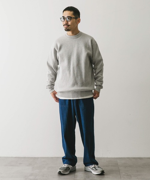 「URBAN RESEARCH DOORS」 長袖ニット LARGE ホワイト系その他 メンズ_画像8