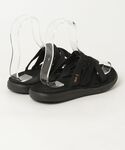 「Teva」 フラットサンダル 24cm ブラ...の詳細画像1