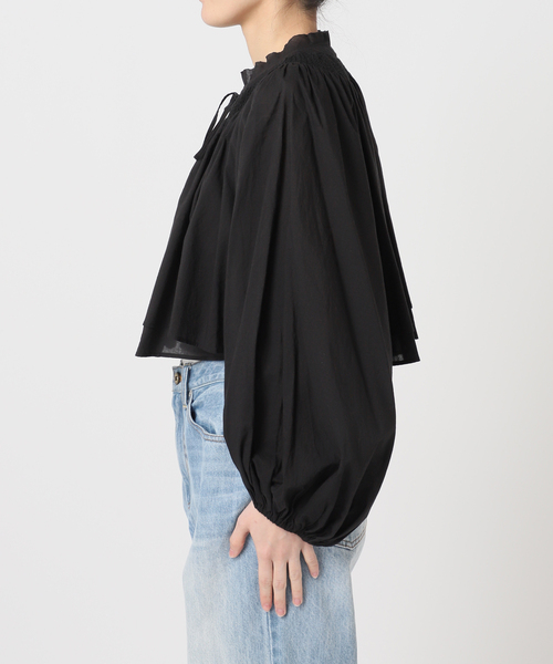 plage（プラージュ） ブラウス シャツ IND VOIL SHIRRING ブラウス