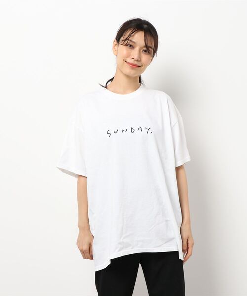 「JOURNAL STANDARD LUXE」 半袖Tシャツ MEDIUM ホワイト レディース_画像4