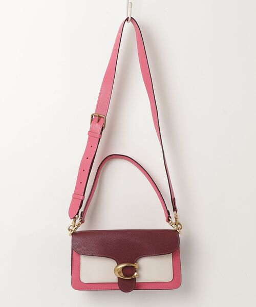 Coach コーチ　2way　ワンショルダーバッグ　ハンドバッグ　ピンク　総柄 COACH（コーチ） ワンポイント2WAYバッグ - ピンク レディース
