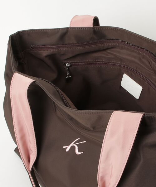 「Kitamura」 ワンポイントトートバッグ - ブラウン レディース_画像4