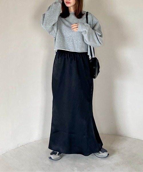 「feepur」 スウェットカットソー MEDIUM ブラック レディース_画像9