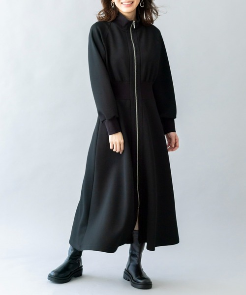 「UNDOVE」 長袖ワンピース MEDIUM ブラック レディース_画像8