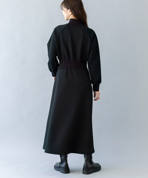 「UNDOVE」 長袖ワンピース MEDIUM ブラック レディース_画像9