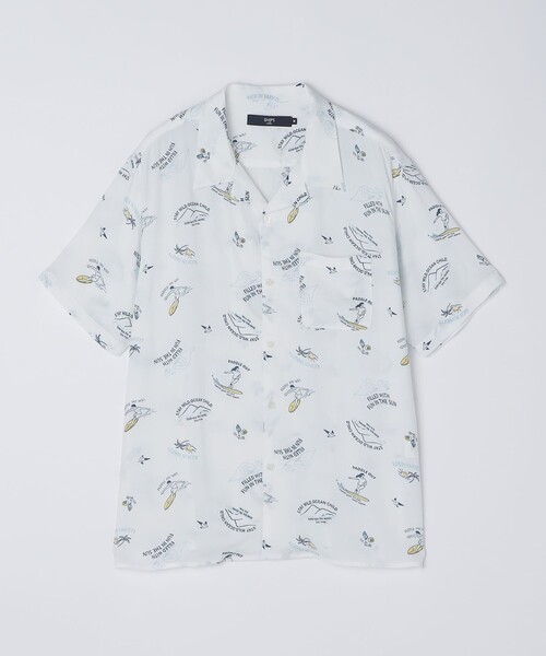「SHIPS Colors」 半袖シャツ X-LARGE ブルー メンズ_画像3