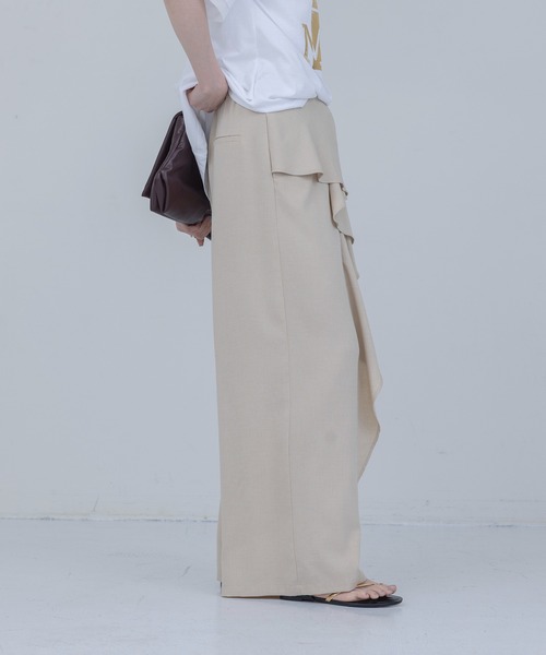 Eimee Law（エイミーロウ） ワイドパンツ パンツ ドレープフリル