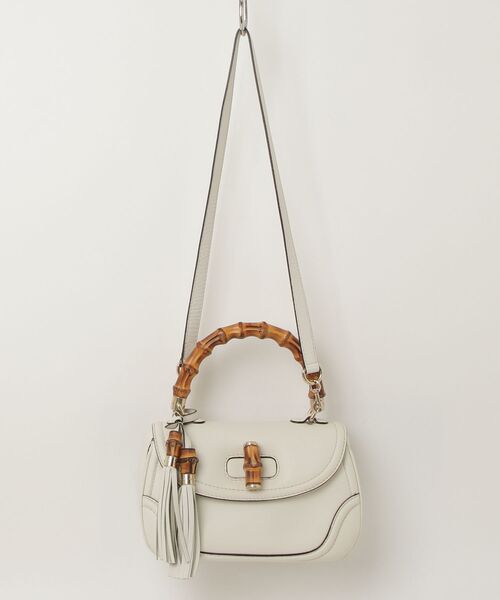 GUCCI（グッチ） ニューバンブー 2WAYバッグ - ホワイト レディース
