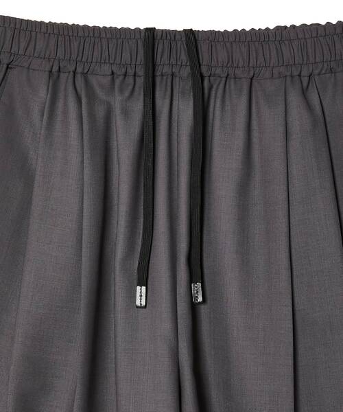 ハーフパンツ ワイドパンツ パンツ 2TUCK EASY HALF PANTS メンズ レディースの画像