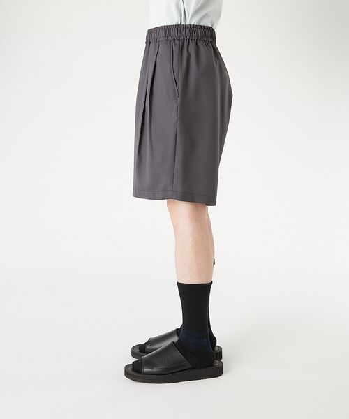 ハーフパンツ ワイドパンツ パンツ 2TUCK EASY HALF PANTS メンズ レディースの画像