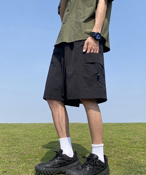 KELVIN ワイドパンツ パンツ Utility Cargo Shorts ユーティリティ