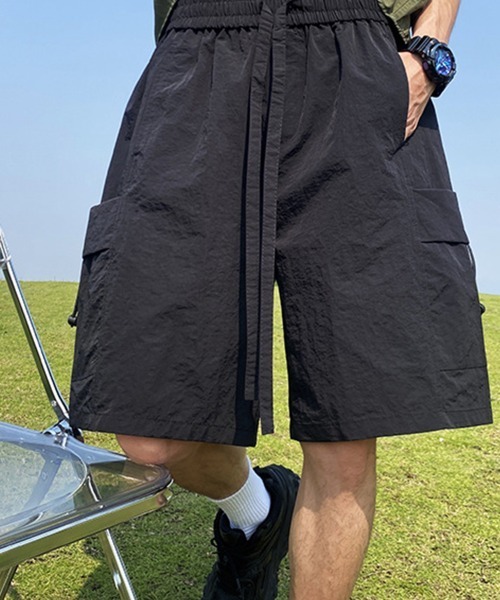 KELVIN ワイドパンツ パンツ Utility Cargo Shorts ユーティリティ