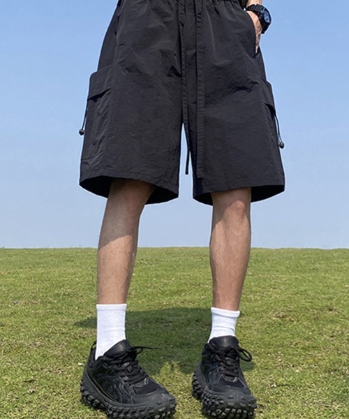 KELVIN ワイドパンツ パンツ Utility Cargo Shorts ユーティリティ