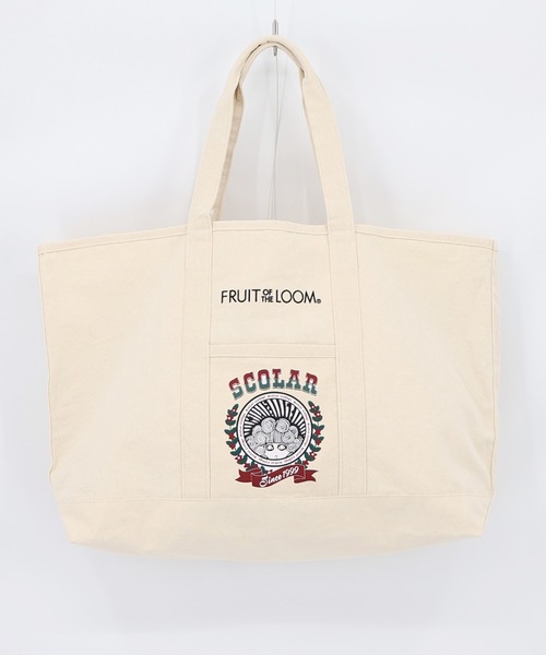 ScoLar（スカラー） トートバッグ 662442：FRUIT OF THE LOOM×ScoLar 