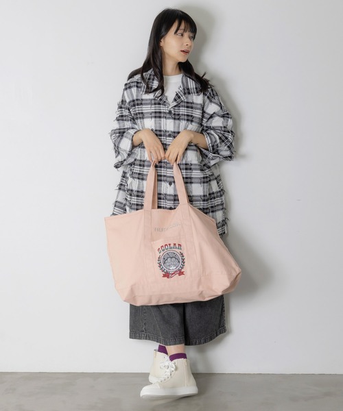 ScoLar（スカラー） トートバッグ 662442：FRUIT OF THE LOOM×ScoLar 